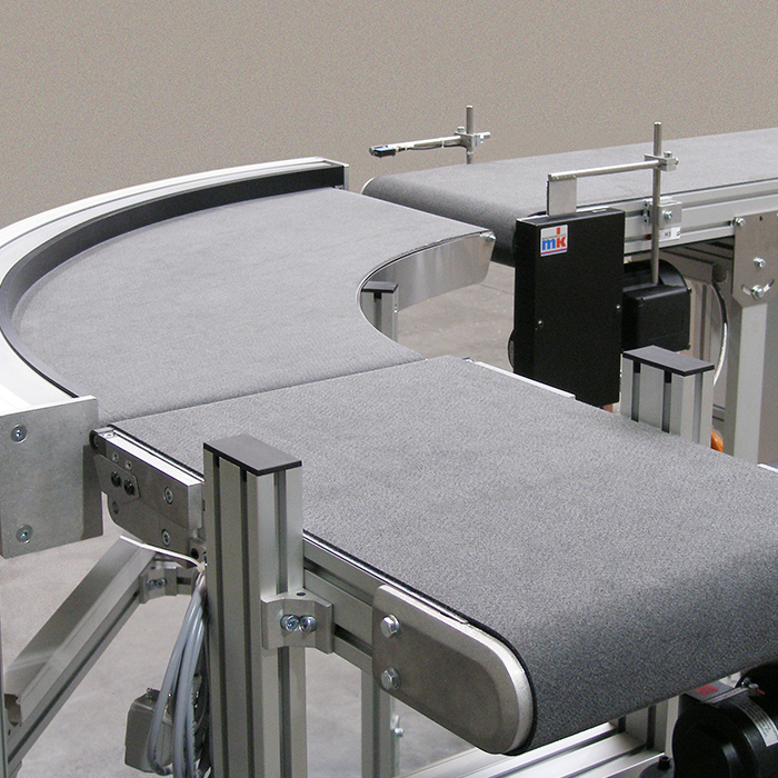 Przenośniki taśmowe z konstrukcją aluminiową Przenośniki taśmowe z konstrukcją aluminiową