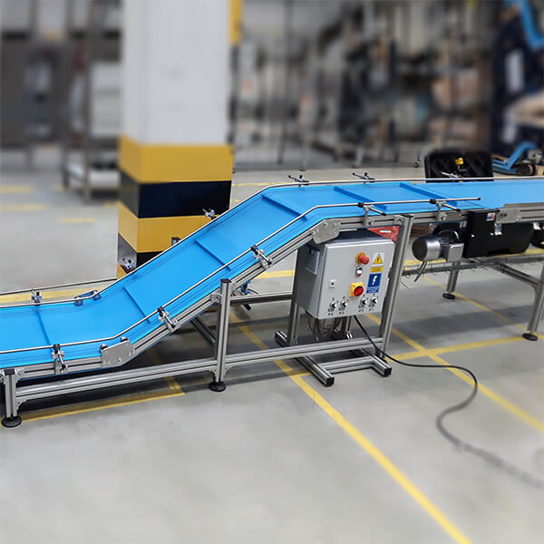 Przenośniki wznoszące aluminiowe Przenośniki wznoszące aluminiowe